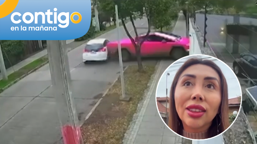 “Tú me vai a pagar...”: Naya Fácil chocó contra un vecino cuando salía de su casa con su Cybertruck