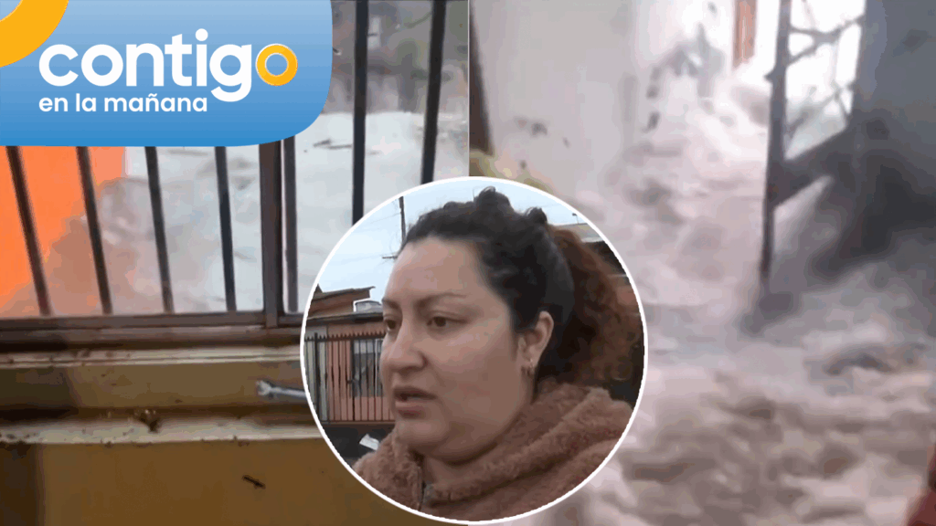 El agua destruyó la vivienda: Madre e hija terminaron inundadas por crecida del mar en Penco