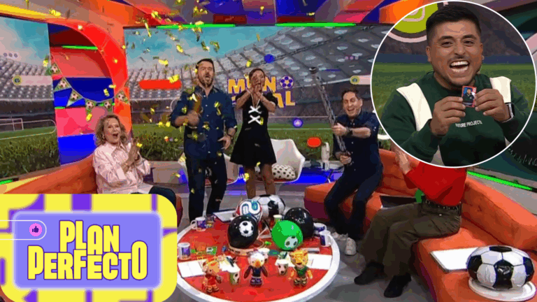 ¡Con confeti! Así recibió panel de Plan Perfecto a Juan Vera Valdés tras destacado trabajo en el Mundial