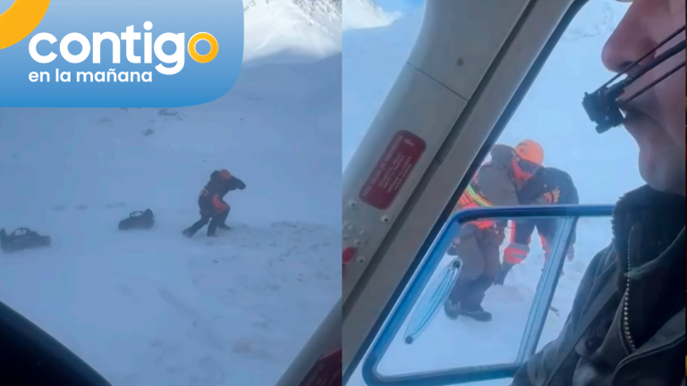 Revelan imágenes del rescate de los tres desaparecidos hallados con vida en el Cajón del Maipo