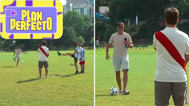 ¡Le pegó! Roberto Cox pateó un penal frente a hinchas argentinos para ganar anhelado premio