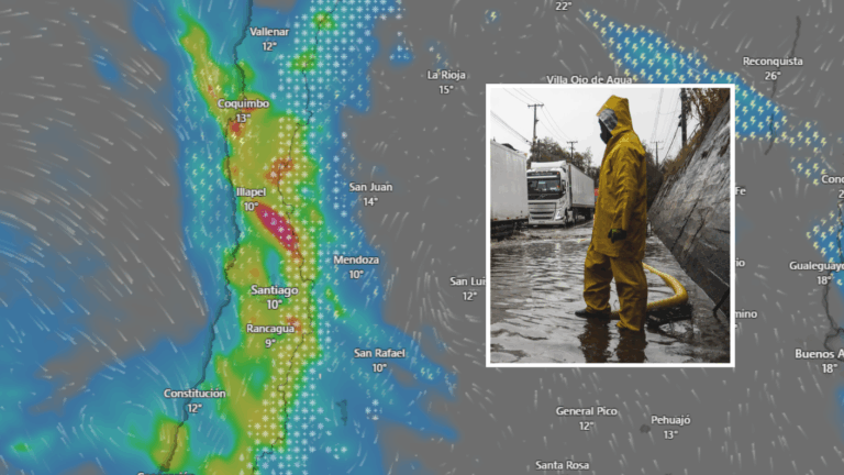 Sistema frontal EN VIVO: Sigue el avance de las lluvias en todo el país