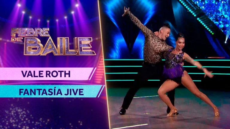 ¡Energía a tope! Vale Roth brilló en el escenario de Fiebre de Baile con una animada coreografía