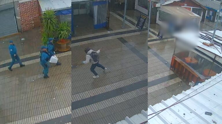 VIDEO | Así fue la balacera que dejó un asaltante muerto y dos guardias heridos en barrio Franklin