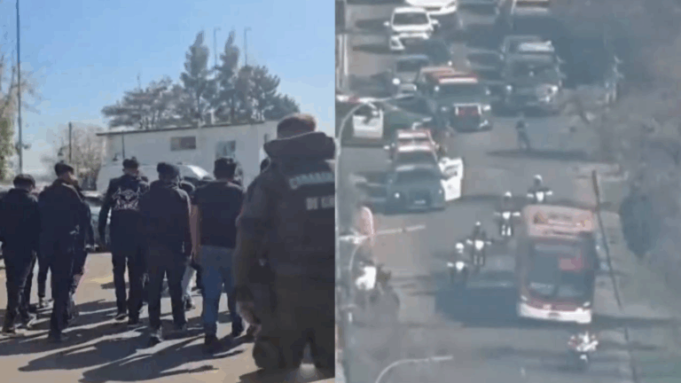 76 detenidos tras tomarse bus RED por banderazo previo al Superclásico