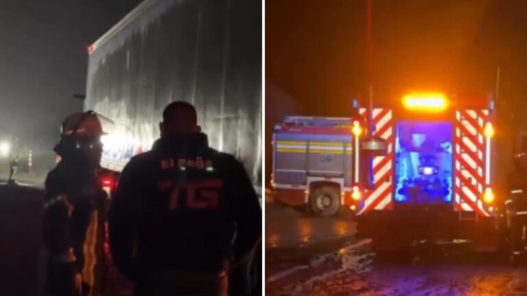 Sistema frontal en el norte del país: Bus con 30 personas quedó atrapado tras un deslizamiento de tierra en Iquique