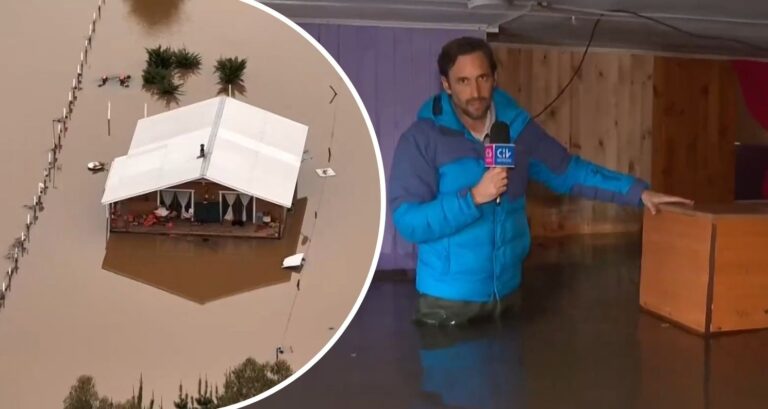 Casas bajo el agua y miles de aislados: Así se vive la emergencia en Carahue tras crecida del río