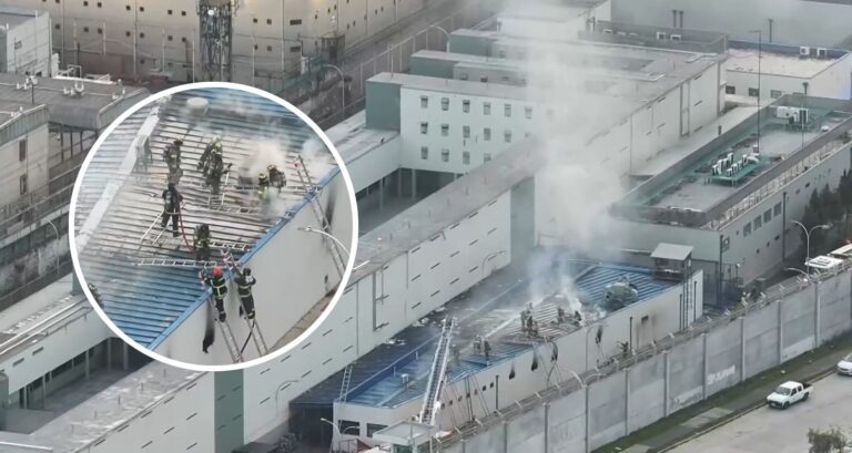 Incendio en cárcel Santiago 1: Fuego afecta sector de lavandería y mantiene riesgo de propagación