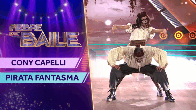 Volvió desde la muerte para arrasar la pista: Cony Capelli se lució como pirata fantasma en Fiebre de Baile