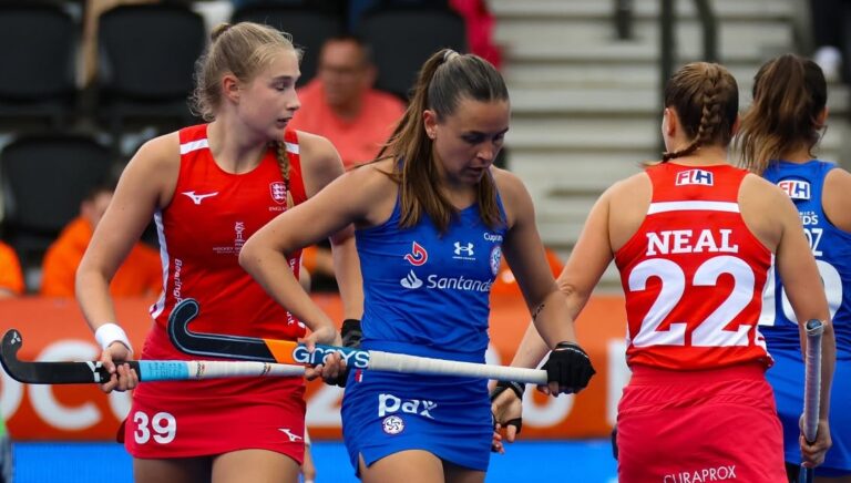 Chile no pudo ante Inglaterra y cayó en la fase secundaria del Mundial de hockey césped