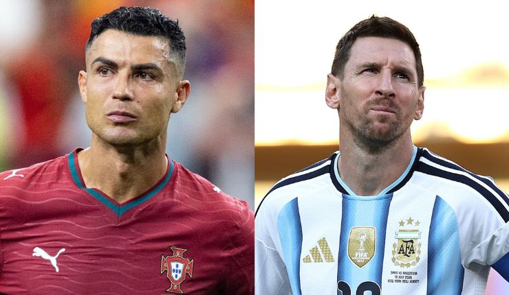 Cristiano Ronaldo reacciona a conmovedora despedida de Lionel Messi a su padre: 