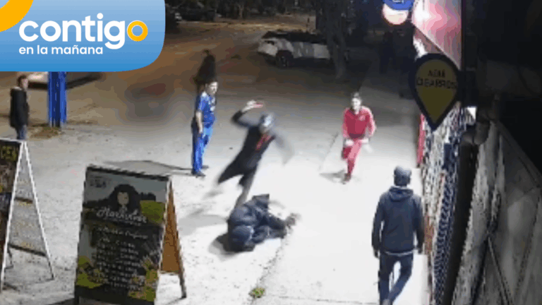 VIDEO | Captan momento en que joven fue atacado con un hacha en plena vía pública