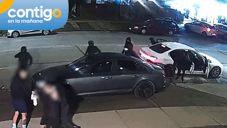 VIDEO | 2 amigos contra 7 delincuentes armados con metralletas: El violento asalto que impacta a Macul
