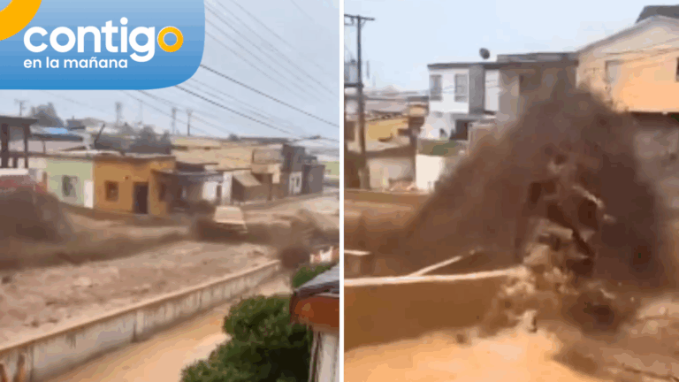 VIDEO | Los impactantes registros que dejó el aluvión en la zona norte: Calles se convirtieron en ríos