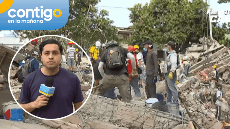 Continúa búsqueda de sobrevivientes en Colombia tras terremoto: Piden silencio para escuchar a damnificados