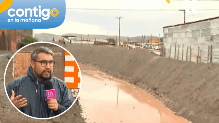 Vecinos temen crecida del río Salado ante lluvias y tormentas eléctricas en el norte: Así luce ahora