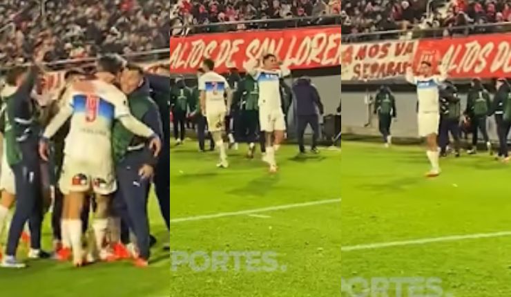 Hasta con Topo Gigio: Así festejaron Zampedri y la UC el gol ante Estudiantes en la Libertadores