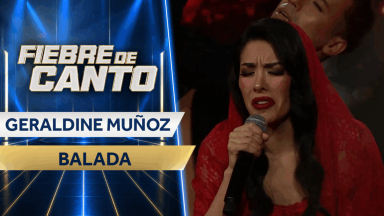 Su emoción traspasó las pantallas: Geraldine Muñoz sacó lágrimas en Fiebre de Canto con “Amor eterno”