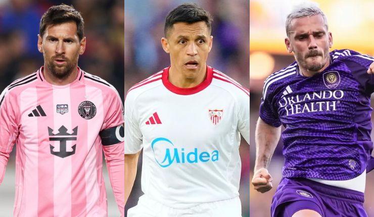 De Messi a Griezmann: La constelación de estrellas que enfrentará Alexis Sánchez en la MLS