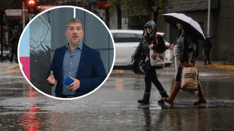 Inician las precipitaciones: Eduardo Sáez anticipa máximas cálidas y lluvia para esta semana en Santiago