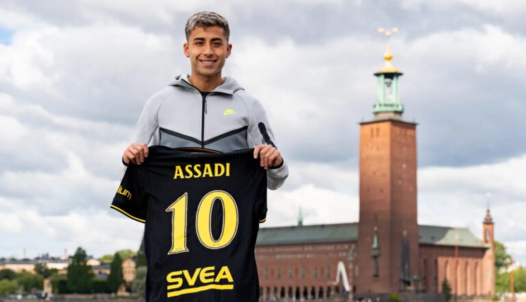 Se acabó la espera: AIK presentó a Lucas Assadi y confirmó su número de camiseta