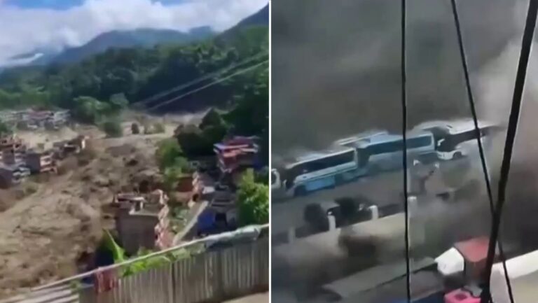 Impacto mundial: Aluviones en Nepal arrasan ciudades enteras y cifra de desaparecidos llega a 400