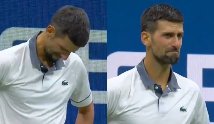 Vómitos y al borde de las lágrimas: El dolor de Novak Djokovic tras caer en la primera ronda del US Open