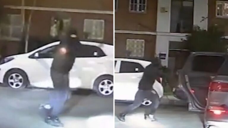 VIDEO | Cámaras captan el momento exacto del ataque a balazos contra seguridad municipal en Providencia