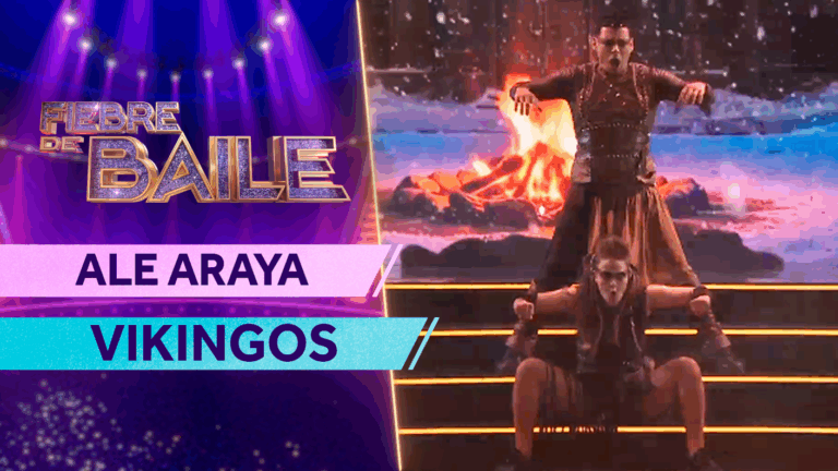 ¡Los vikingos llegaron a Fiebre de Baile! Ale Araya puso todo el dramatismo con impactante performance