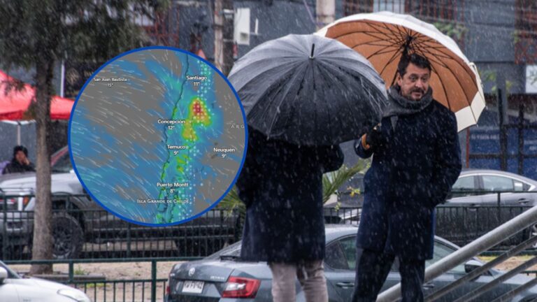 Emiten dos alertas por fuertes lluvias y vientos de hasta 80 km/h para el mismo día en 3 regiones