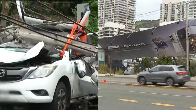 Viento causó numerosos estragos en Santiago: Revisa el balance tras las ráfagas de hasta 70 km/h