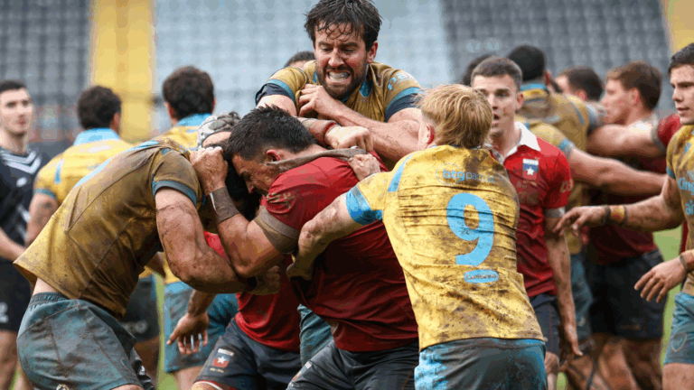 Tras tackle ilegal a un Cóndor: Batalla campal entre selecciones de rugby de Chile y Uruguay