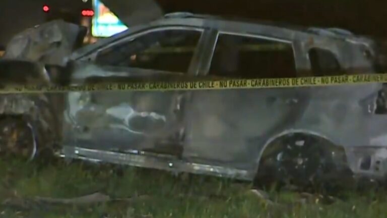 Fatal accidente en Ruta 78: Vehículo se incendió tras chocar contra palmera