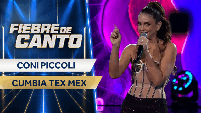 VIDEO | “Como la flor”: Coni Picolli se la jugó con un clásico de Selena en Fiebre de Canto
