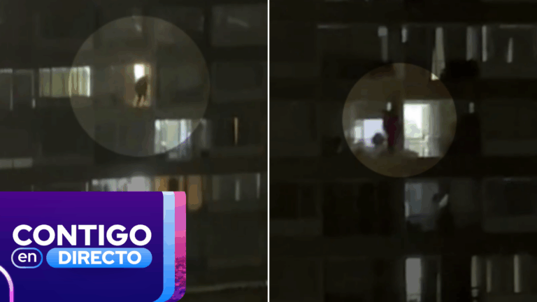 VIDEO | Escapó por los balcones: Así huyó el sujeto que roció con bencina a su expareja en Santiago Centro