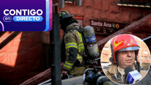 “Había baterías de litio”: Bomberos explica origen de incendio en estación Santa Ana y realiza trabajos de ventilación