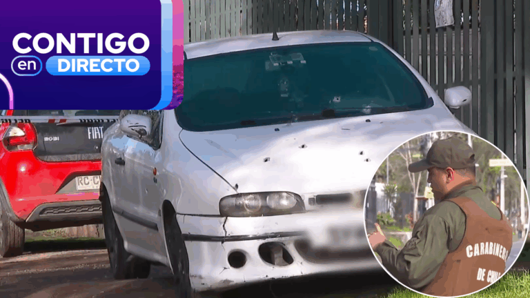 Encuentran auto con al menos 10 impactos de bala en Cerro Navia: Vecinos apuntan a un posible ajuste de cuentas