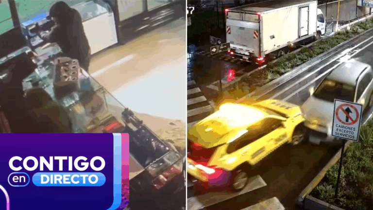 VIDEO | Sujetos roban minimarket y chocan con patrulla municipal en Providencia: Así fue intensa persecución