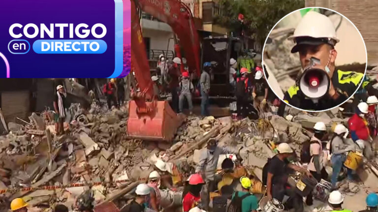 VIDEO | El método de rescatistas para buscar sobrevivientes atrapados tras terremoto en Colombia