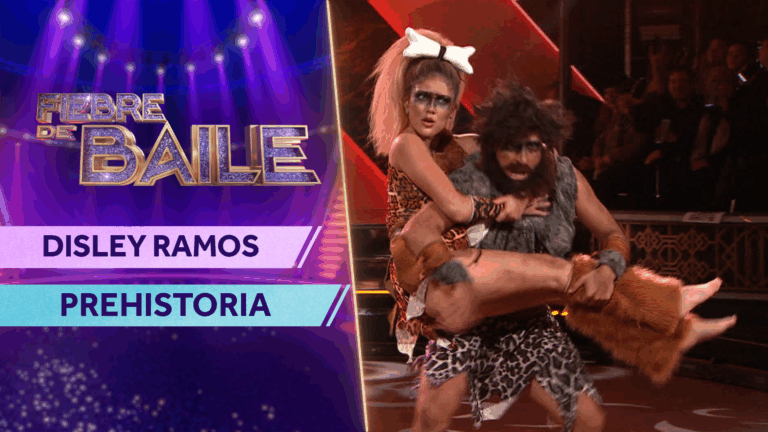 ¡Irreconocible! Disley Ramos retrocedió dos millones de años y pisó la pista como una cavernícola