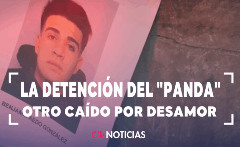 La detención de “El Panda”: Disparó más de 30 veces a carabineros y cayó por desamor al igual que “Chicorte”