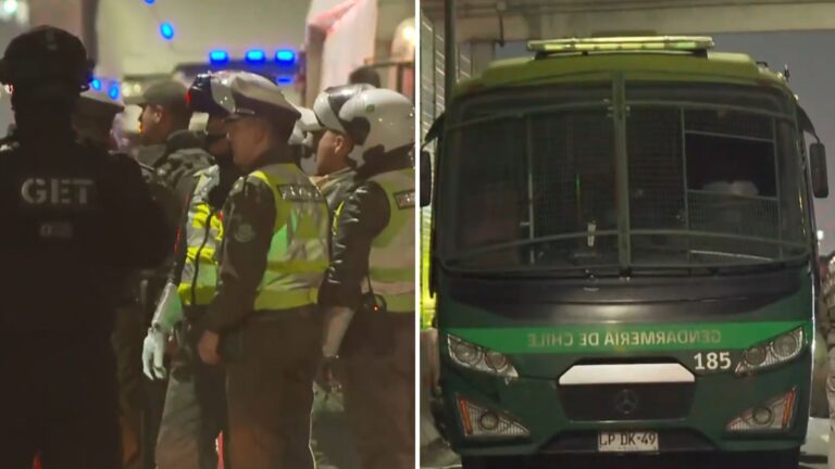 Gendarmería logró frustrar intento de liberación de reos en pleno traslado a CDT de Puente Alto