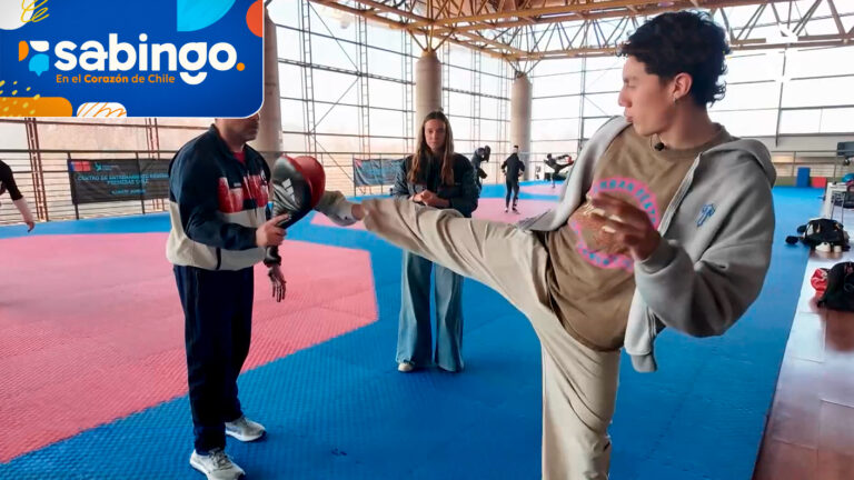 Emilia Daiber conoció los secretos de Felipe Olivero, ícono del taekwondo chileno | Historias de Team Chile | Sabingo