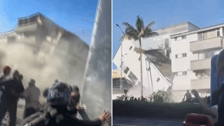 VIDEOS | Así se desplomaron edificios: Aumentan a 132 los fallecidos tras terremoto 7.4 en Colombia