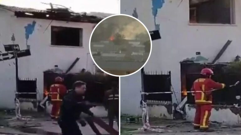 VIDEO | Fuerte explosión de gas en domicilio en Independencia: Reportan 5 heridos