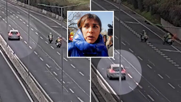 VIDEO | Revelan momento en que Ivette Vergara es fiscalizada tras conducir a exceso de velocidad