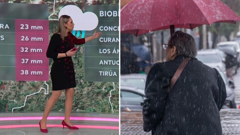 Lluvia corta pero intensa: Allison Göhler adelanta horas más críticas y posibles montos por región
