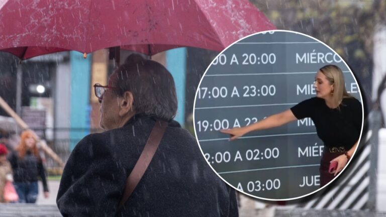 Nuevo sistema frontal llegará HOY a zona centro sur: Revisa horarios peak de lluvias por región