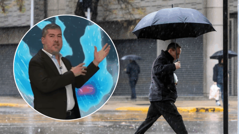 “Así de brusco será”: Eduardo Sáez confirma horario de las lluvias para este lunes en Santiago