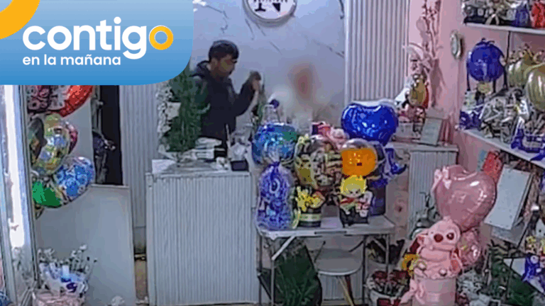 “¿Por qué necesitas plata?”: Así vendedora de florería enfrentó e intentó disuadir a asaltante en Lota